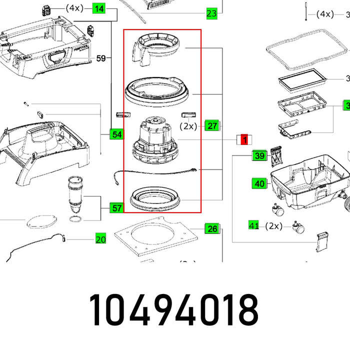 Motor For Et Bg 230 V