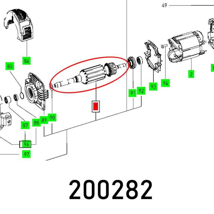 Armature Lhs 225 Eq 230 V