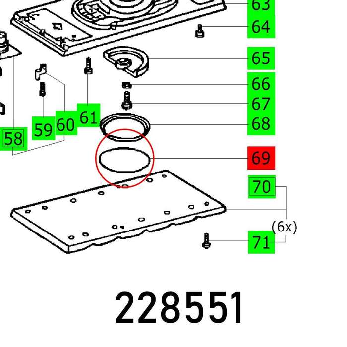 O Ring 74 X2 Nbr 70 Shore