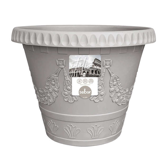 Sebor Italo Roma Pot St 35 Cm Grigio Bargain Bin