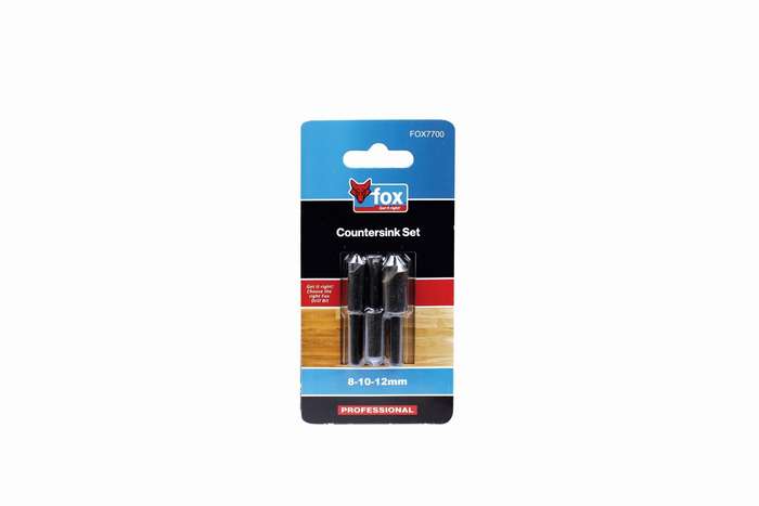 Drill Set Fox Countersink P/3 (8 10 12)