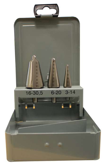 Drill Set Fox Hss Conical Bits P/3