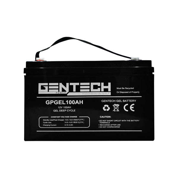 Gentech Gel Battery 12 V 100 Ah Gel12 Vxxx