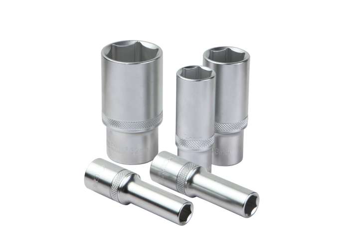 Groz Socket Hex Long 1/2`` Dr 32 Mm Crv