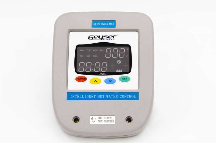 Geyserwise Max - Controller and Timer for 12V/220V Split Pumped Solar Geysers