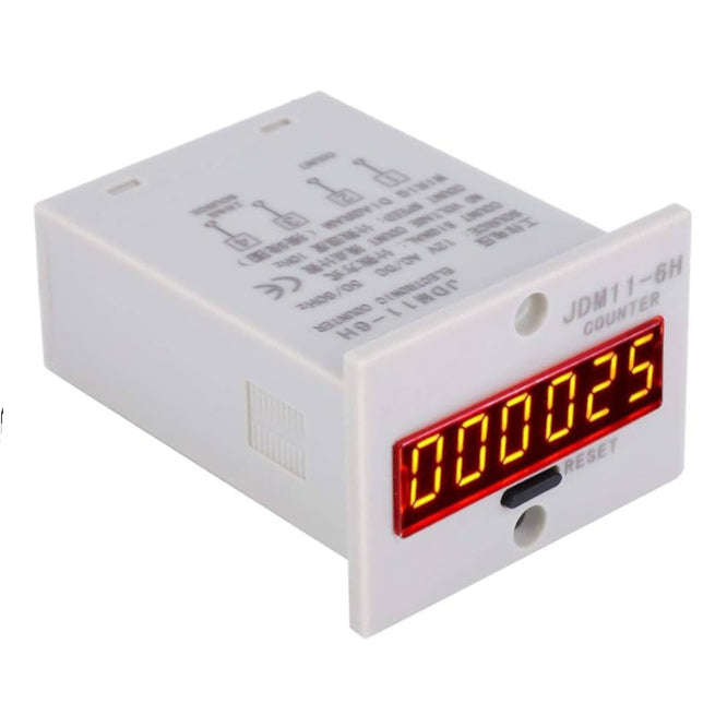 Digital 6 Digit Pulse Counter 220 Vac Dry Contact Input Jdm11 6 H C 220 Vac