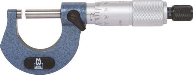 M&W Micrometer External 0 25 Mmx.001 Mm