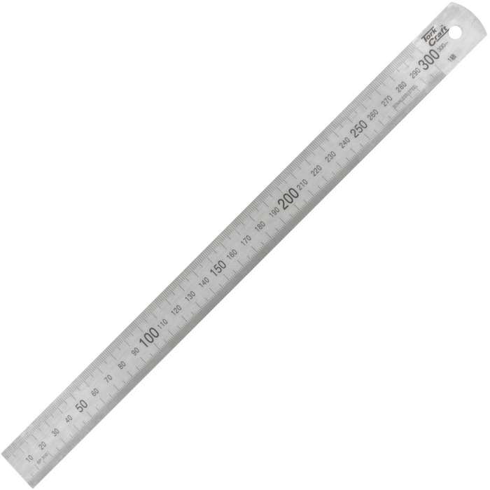 Stainless Steel 300 X25 X1.0 Mm Ruler