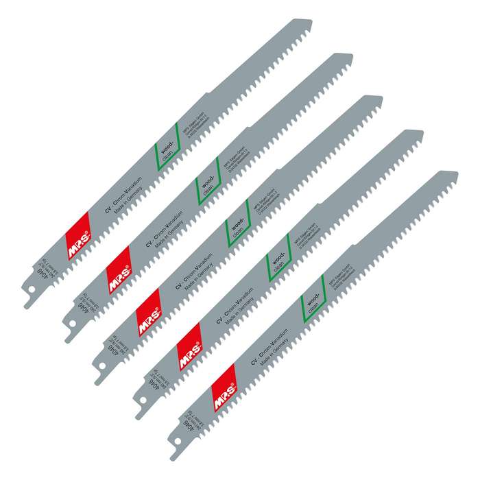 Sabre Saw Blade 210 Mm 7 Tpi 5/Pack Wood Clean Cut S2345 X