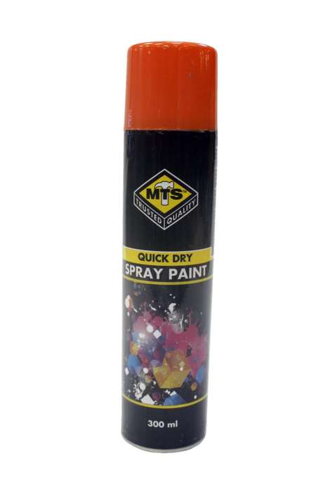 Paint Spray Orange Fluor 300 Ml Mts