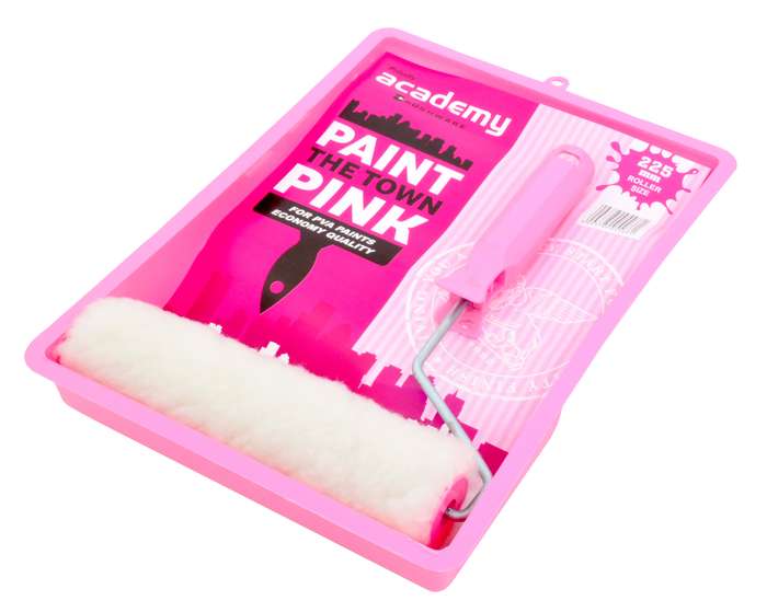 Paint Roller Set 225 Mm Pink