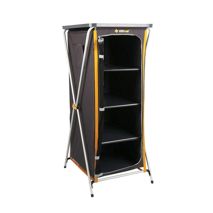 O Ztrail 4 Shelf Deluxe Camp Cupboard 30 Kg