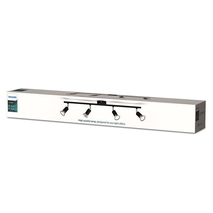 Philips Spotlight Bar 4 X50 W Black Downlighter