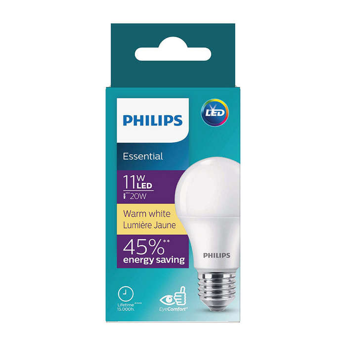 Philips Globe Led 11 W Screw Type Warm White