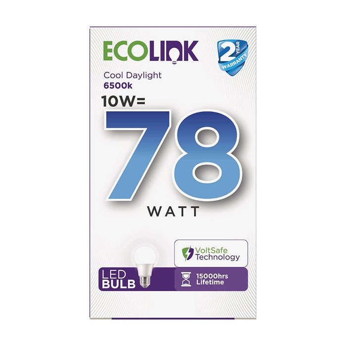 Ecolink Globe Led 10 W Screw Type Cool White