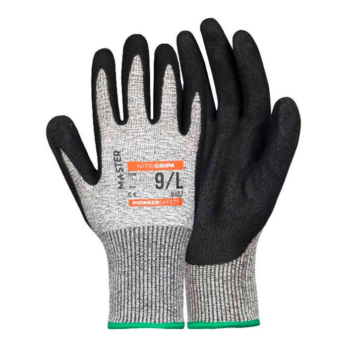 Pioneer Glove Cut Master Nitri Grapa Cut 5 Size 9