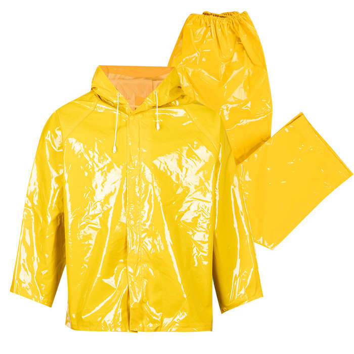 Pioneer Rain Suit Hydro Prem H/D Pvc Yellow 4 Xl