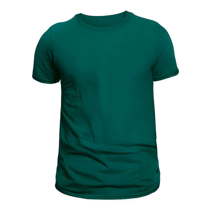 Pioneer T Shirt Cotton Crew Neck Bottle Green M