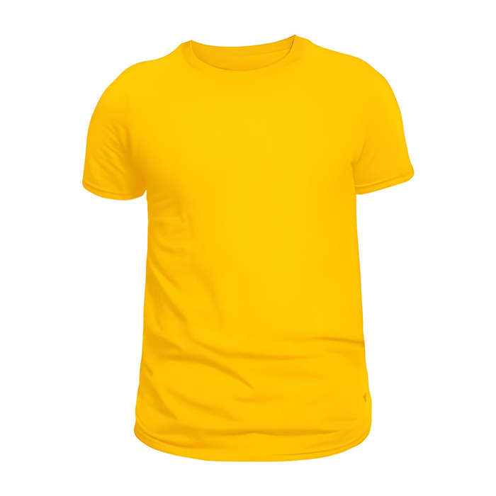 Pioneer T Shirt Cotton Crew Neck Yellow Size 2 Xl