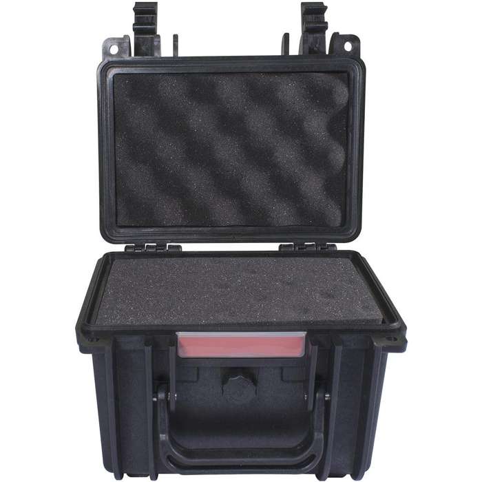 Hard Case 225 X190 X170 Mm Od With Foam Black Water & Dust Proof (191213)