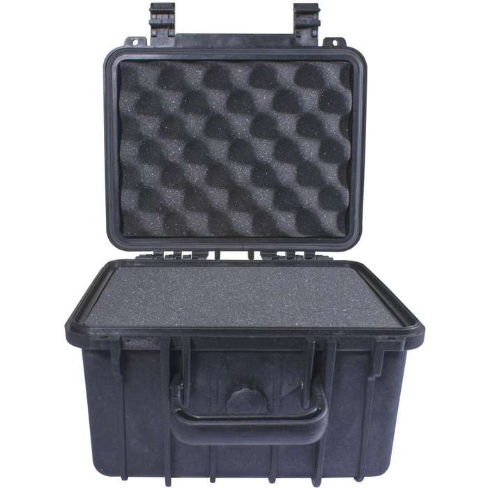 Hard Case 270 X245 X185 Mm Od With Foam Black Water & Dust Proof (231815)