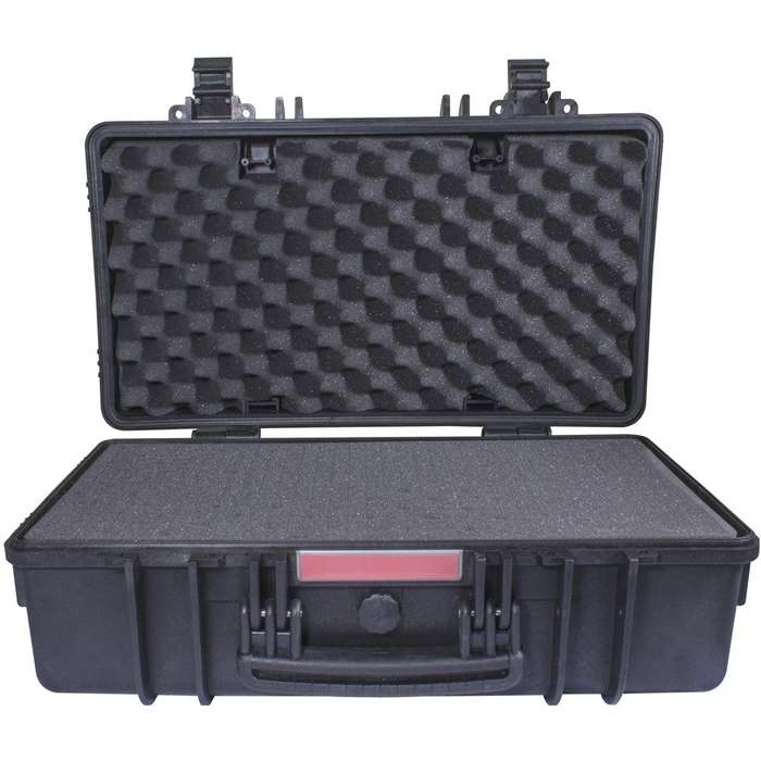 Hard Case 565 X355 X220 Mm Od With Foam Black Water & Dust Proof (512717)