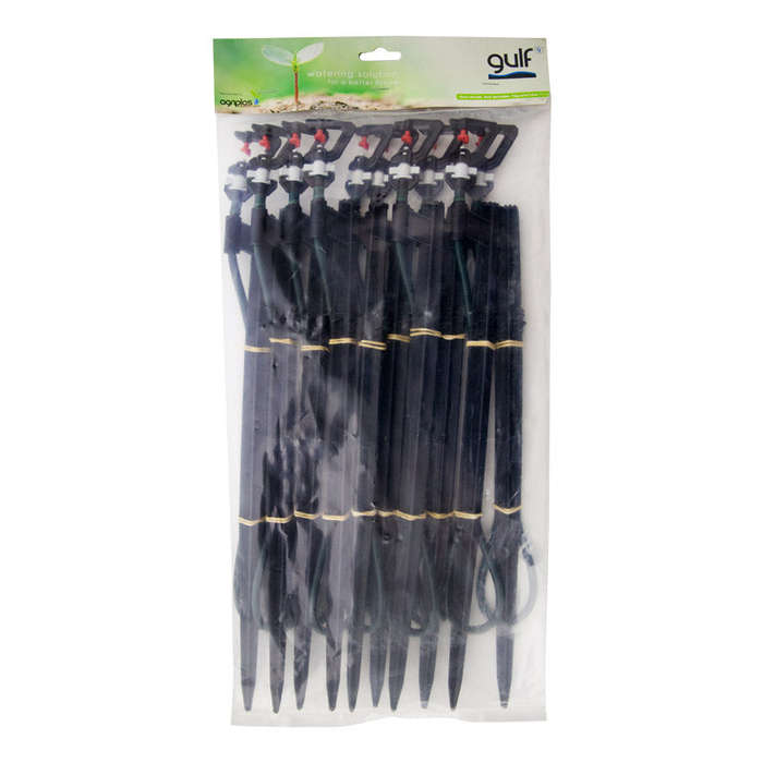 Gulf Sprinkler Red Spreader 180 Degree (10 Pk)