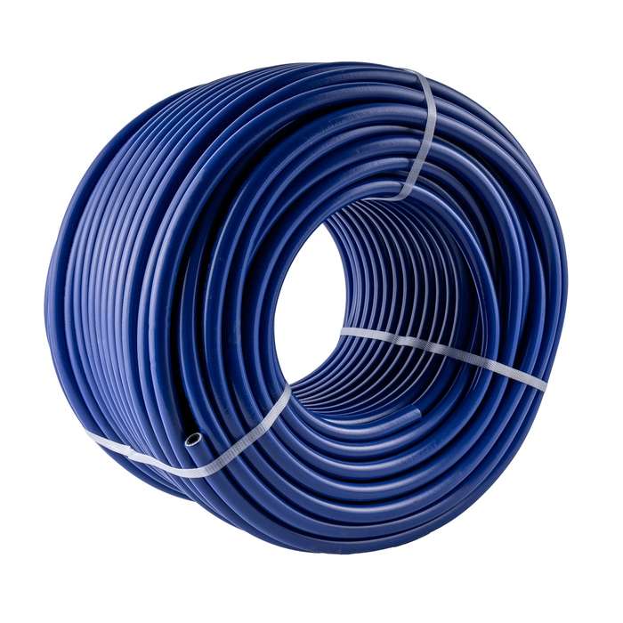 Rubber Hose 8 Mm X 15 Mm Blue Colour X100 M 80 Bar
