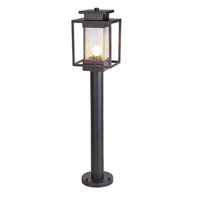 ***Bollard Outdoor Sand Black 1x E27