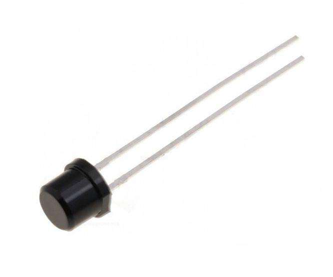 Led 5mm Black Ir + Visible Light 20 Deg 850nm Sfh203 Pfa