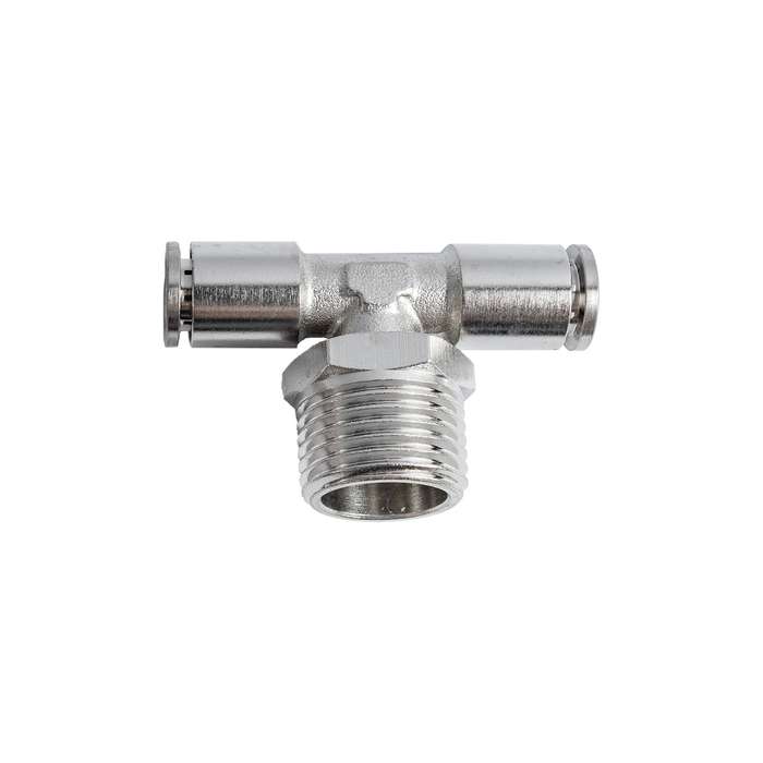 Metal Pu Fitting T Joint 8 Mm 1/2' M