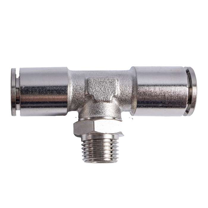 Metal Pu Fitting T Joint 12 Mm 1/4' M