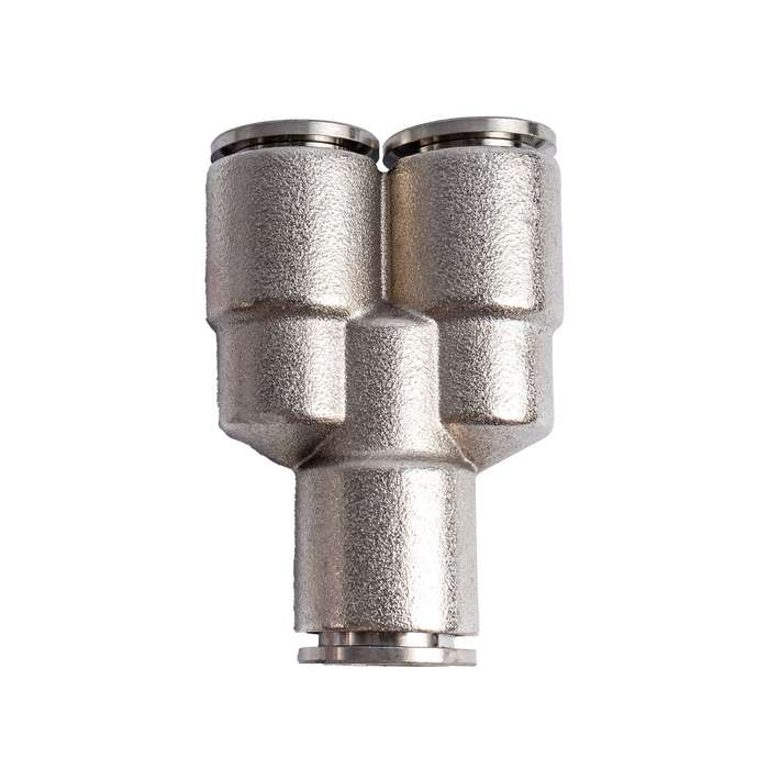 Metal Pu Fitting Y Joint 12 Mm