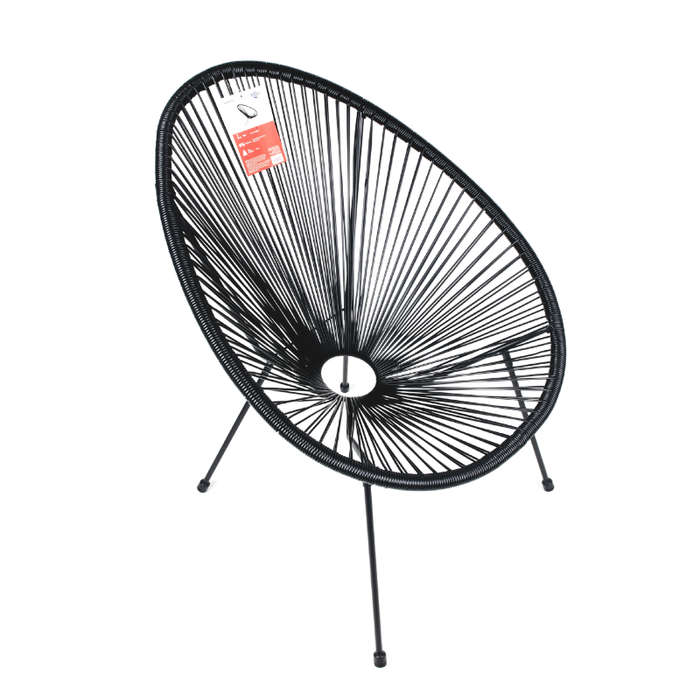 Seagull Acapulco Deluxe ChairString Chair: 72.5 X76 X84 CmSteel And Pe RattanPe Round Rattan D...