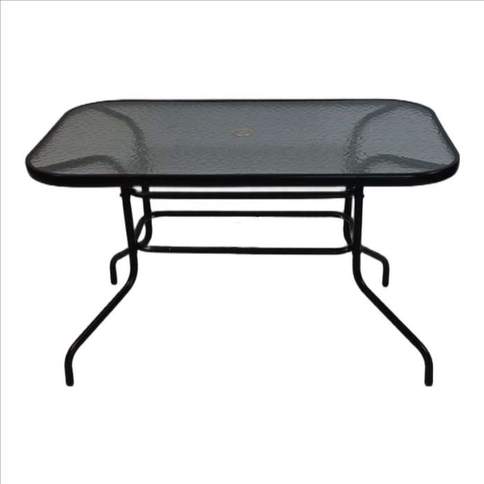 Seagull Table 150 Cm Size:L150*W90*H70 Cm,Steel 42*14mm, 5 Mm Tempered Glass TopColour: Graphite