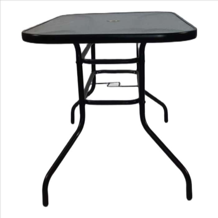 Seagull Table 150 Cm Size:L150*W90*H70 Cm,Steel 42*14mm, 5 Mm Tempered Glass TopColour: Graphite