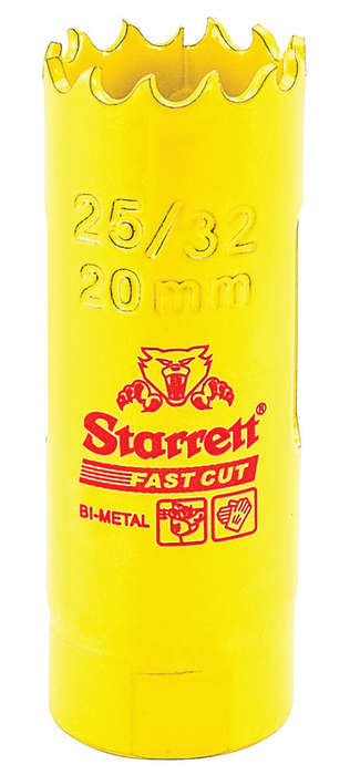 Holesaw Starrett Fast Cut 20 Mm Fch2532