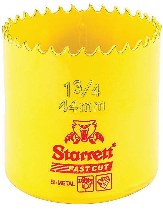 Holesaw Starrett Fast Cut 44 Mm Fch0134