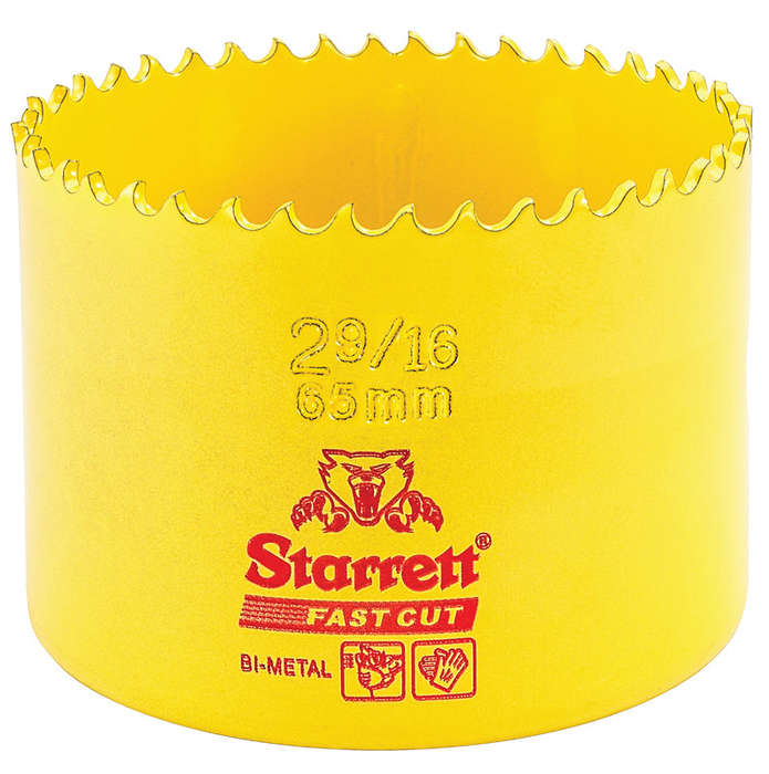 Holesaw Starrett Fast Cut 65 Mm Fch0296
