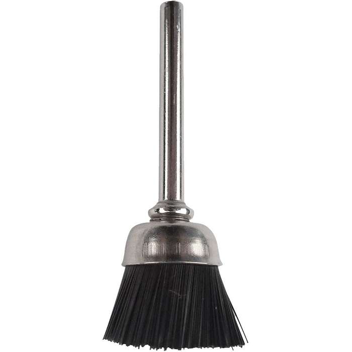 Mini Nylon Bristle Brush 12.7 Mm Cup 3.2 Mm Shank