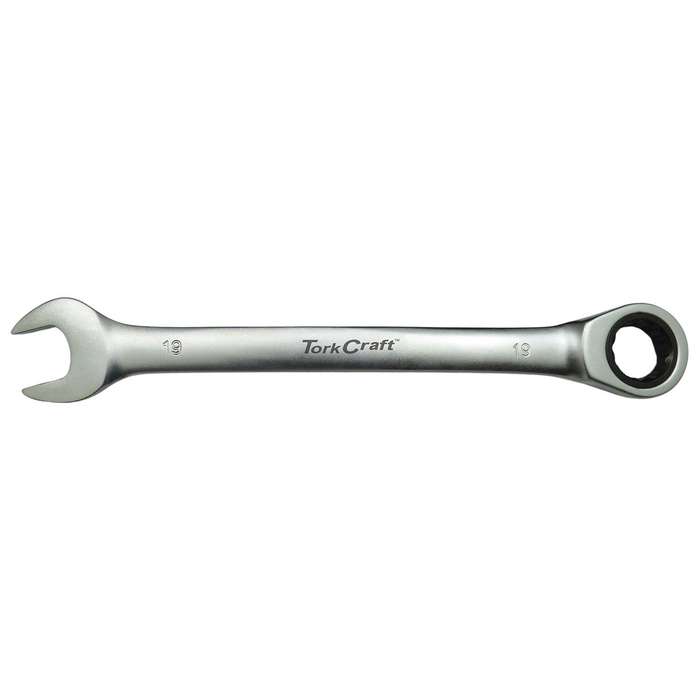 Combination Ratchet Wrench 19 Mm Fixed Head Spanner