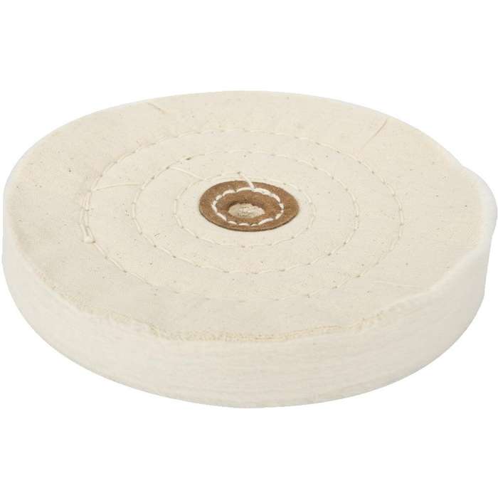 Buffing Pad Medium 150 Mm To Fit 12.5 Mm Arbor/Spindle White