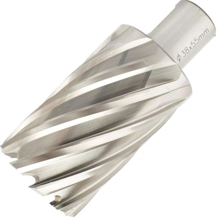 Annular Hole Cutter Hss 38 X 55 Mm Weld Shank 19.05 Mm