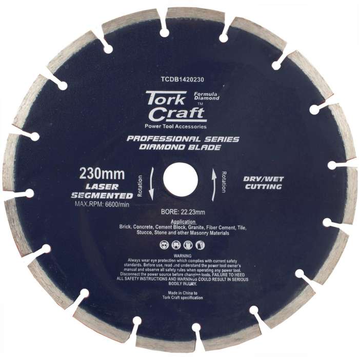 Diamond Blade 230 Mm Segmented Laser Industrial