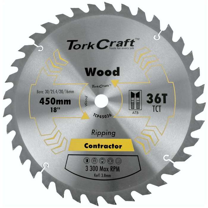 Blade Contractor 450 X 36 T 30/1 Circular Saw Tct
