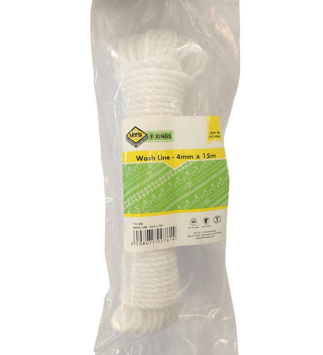 Wash Line Mts 15 M (4 Mm Rope)