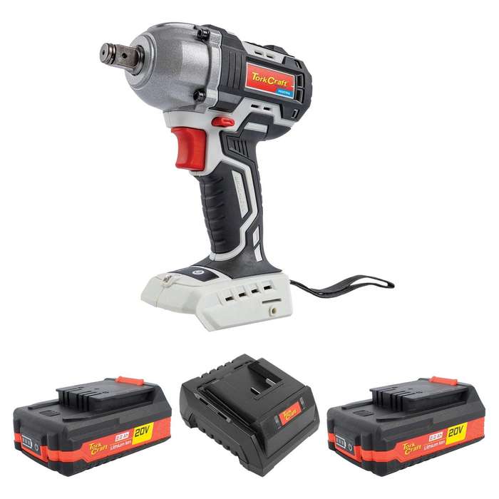Impact Wrench 450 Nm 20 V Iw450 C/W Std. Charg. & 2 X 2.0 Ah Battery