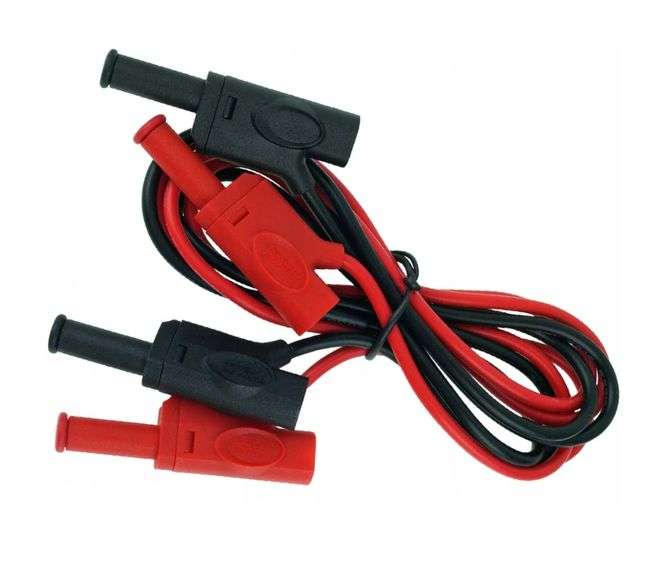 Test Tip 2x Banana Plug 180 Deg 1 M Ut L12