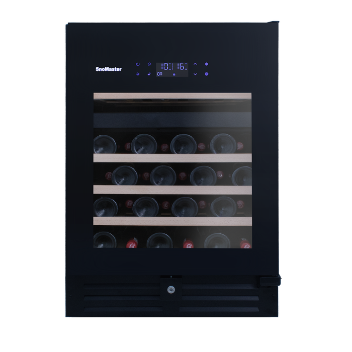 SnoMaster - 46 Bottle Pro Series Dual Zone Wine Cooler (SMWC-46PRO(H)