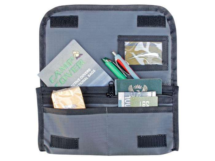 Camp Cover Visor Pouch Ripstop Charcoal